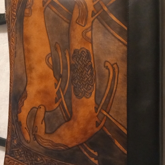 Bambas Art Bag Handmade Leather Shoulder Purse 👜 - Picture 4 of 17